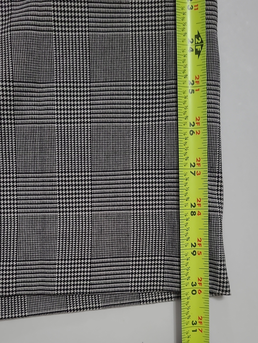 Talbots Black & White Plaid Southampton Straight Leg Pants Size 12 - Picture 8 of 9